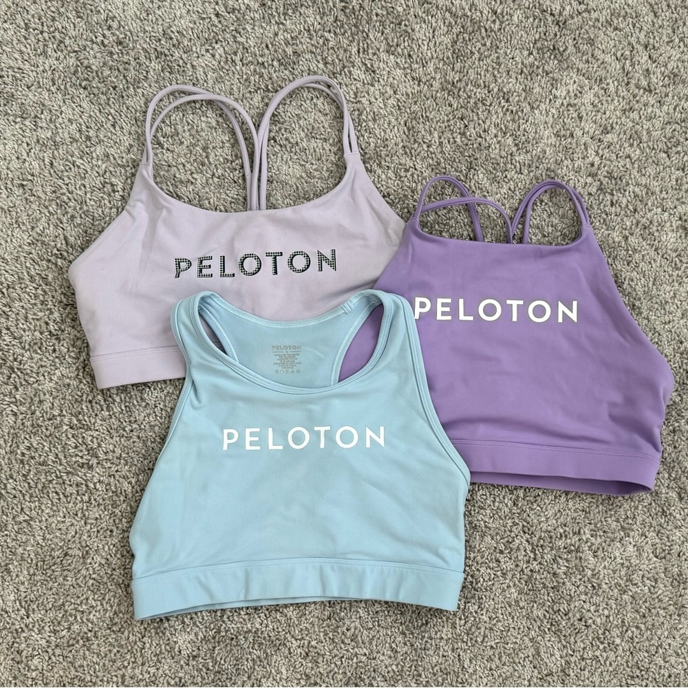 Peloton Apparel - BUNDLE - 3 cadent sports bras, size L